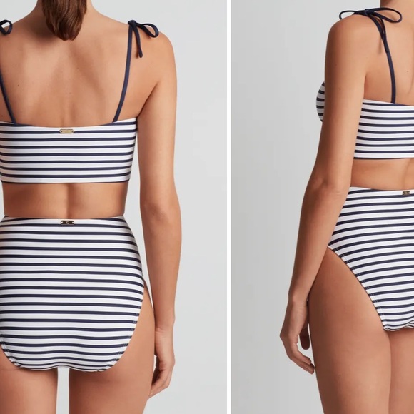 Ralph Lauren Limited Edition Navy/White Striped Bikini - Picture 3 of 7